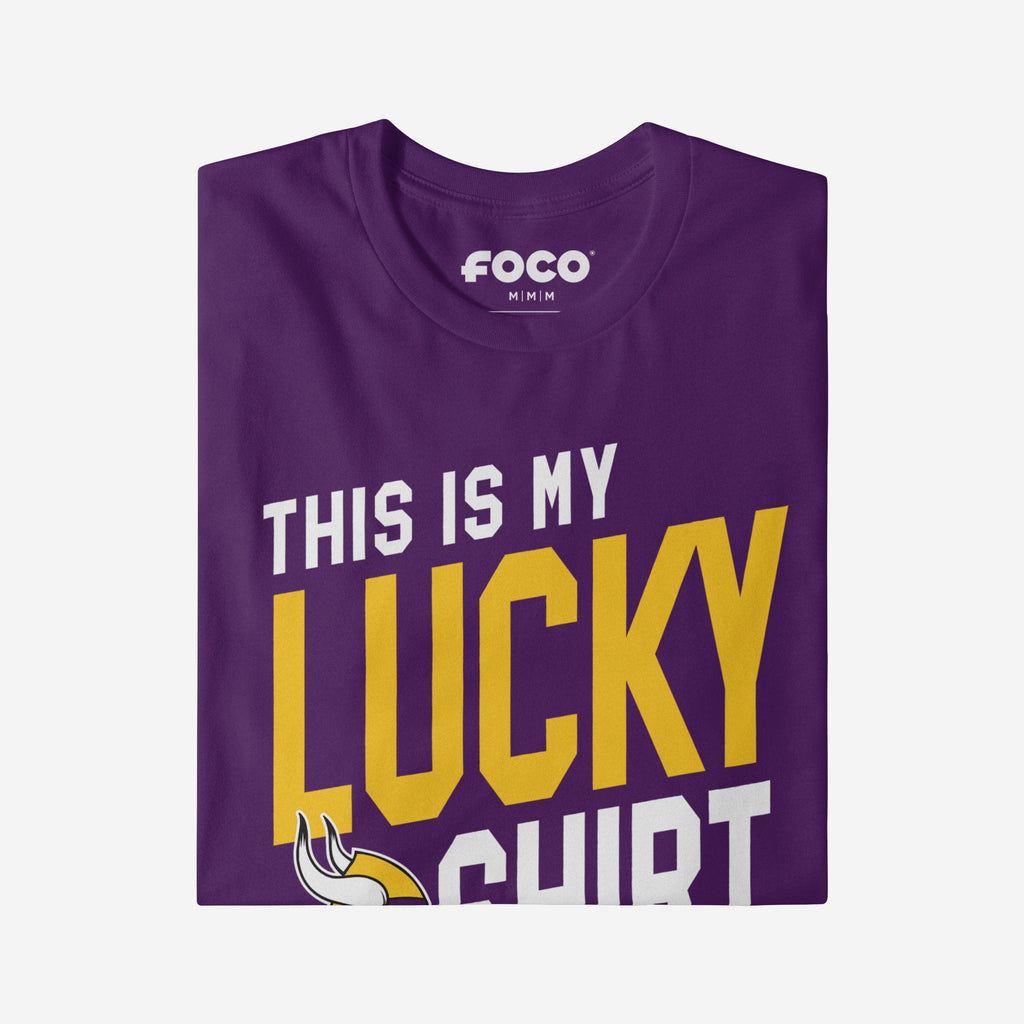 FOCO Minnesota Vikings This Is My Lucky T-Shirt Men Size L 4