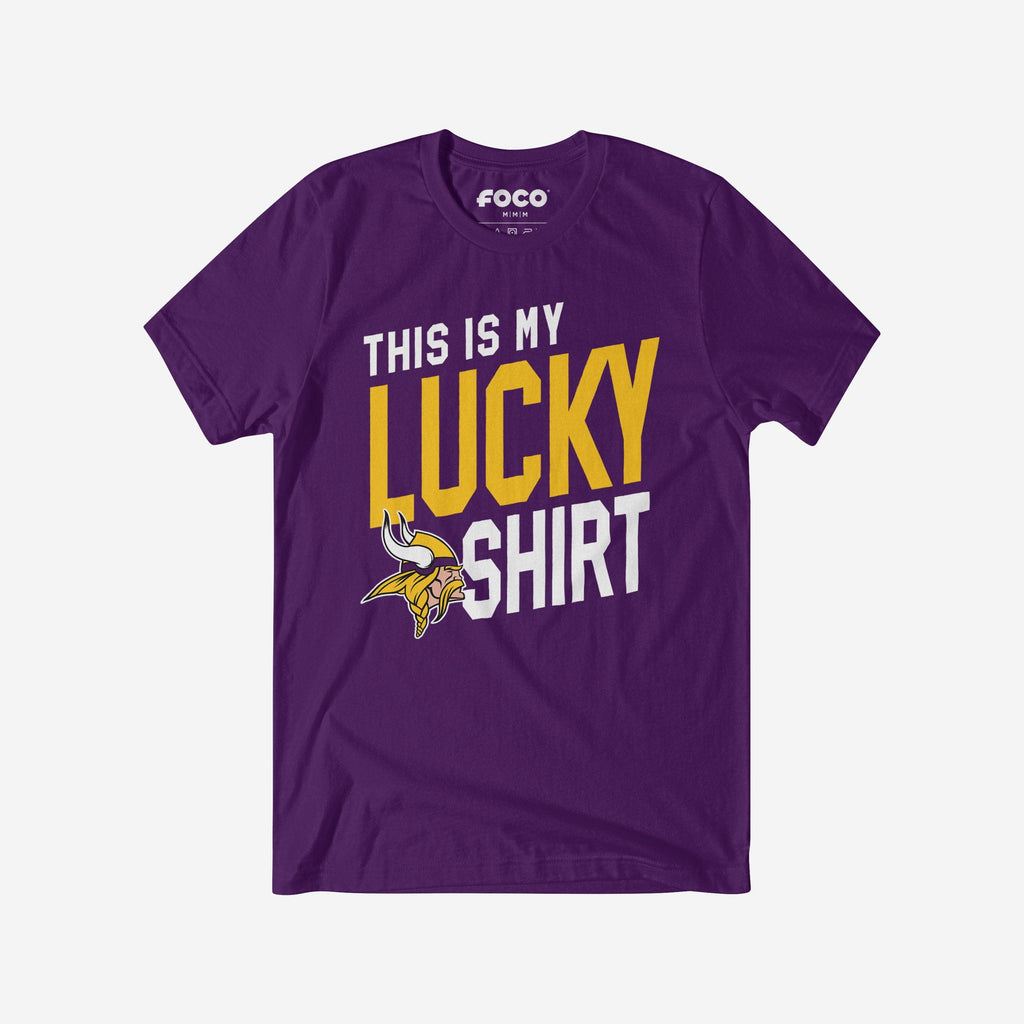 FOCO Minnesota Vikings This Is My Lucky T-Shirt Men Size L 2