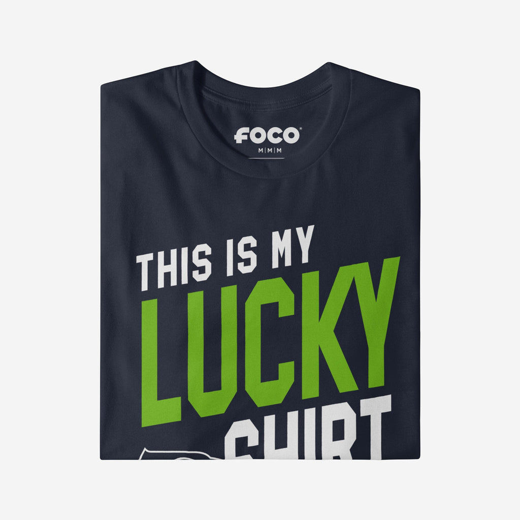 FOCO Seattle Seahawks This Is My Lucky T-Shirt Green Men Size S 4