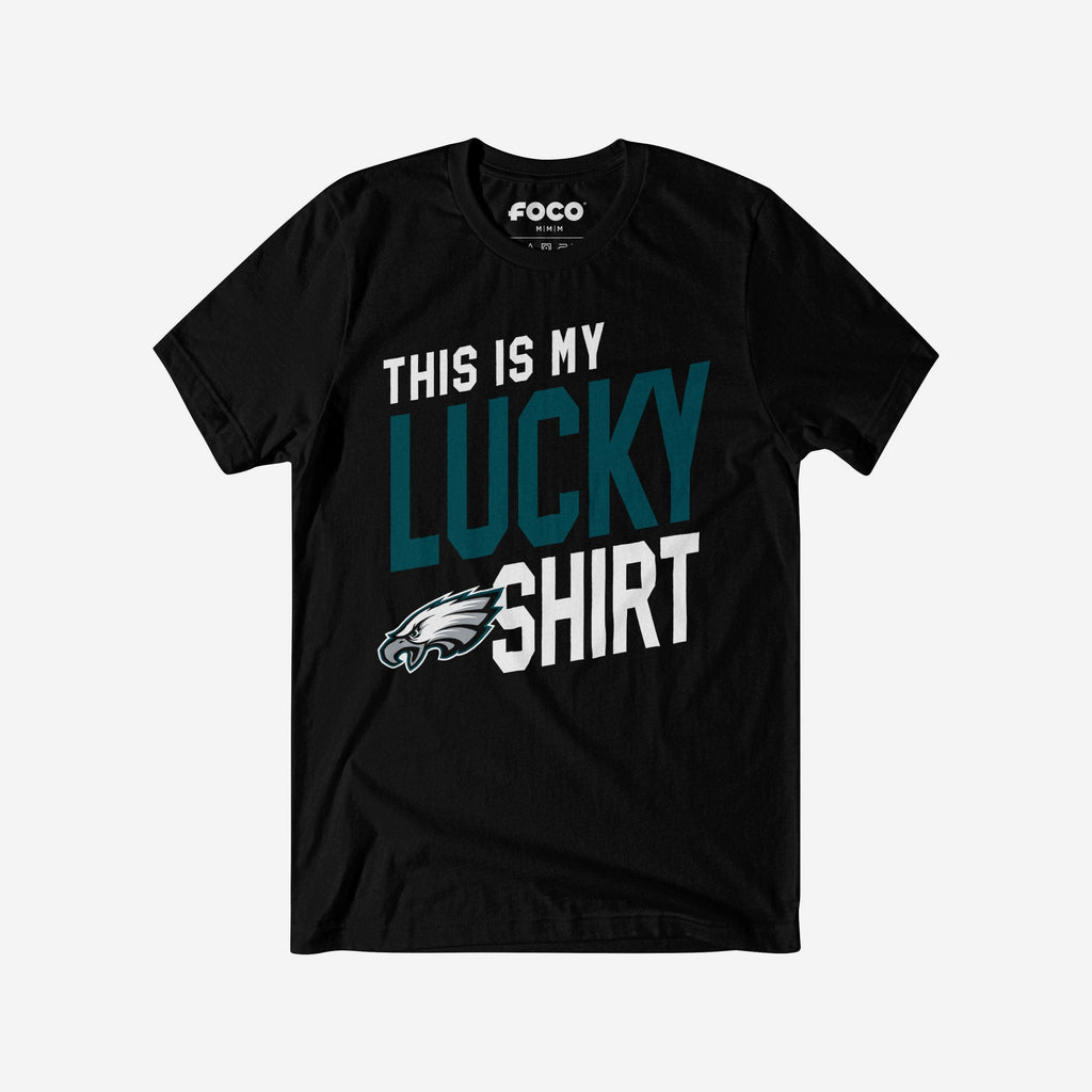 FOCO Philadelphia Eagles This Is My Lucky T-Shirt Men Size S 2
