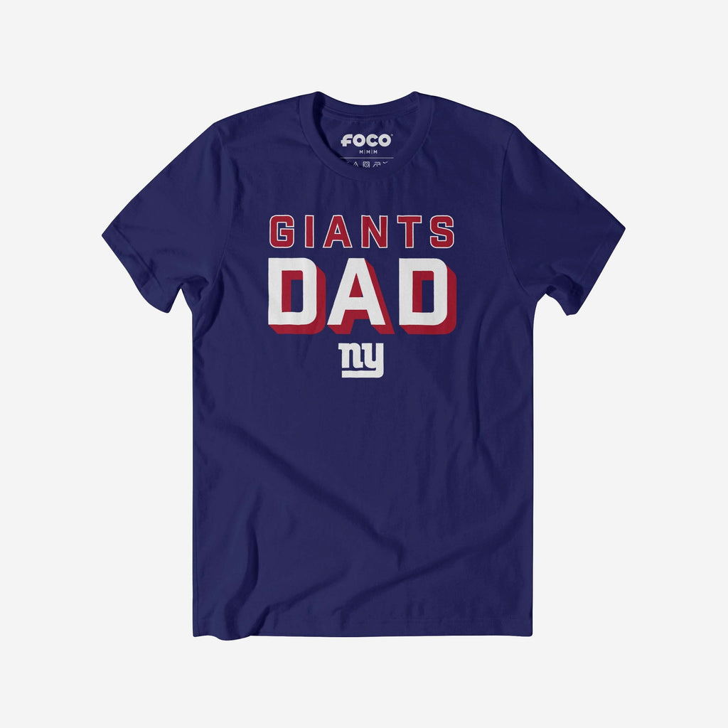FOCO New York Giants Team Dad T-Shirt Blue/L 2