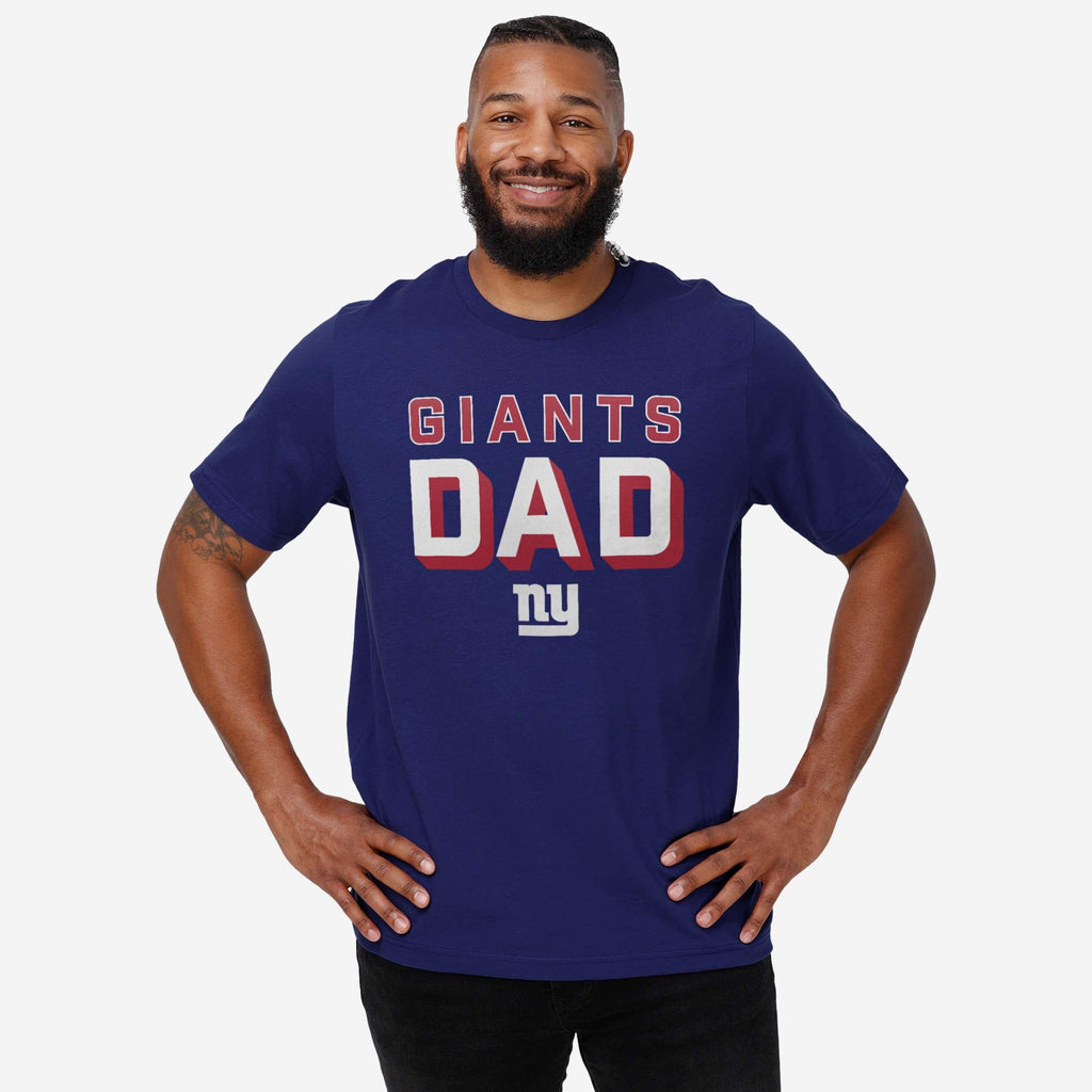 FOCO New York Giants Team Dad T-Shirt Blue/L 3