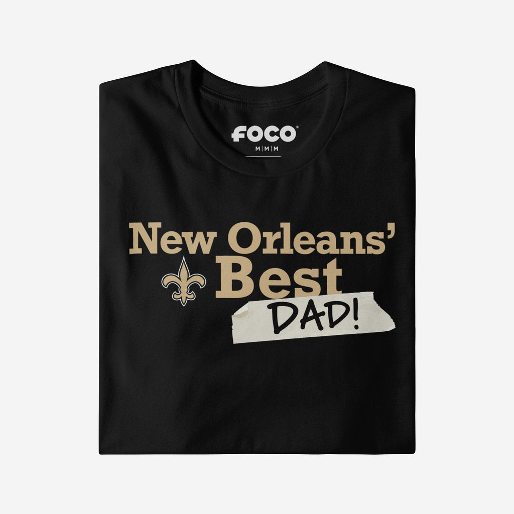 FOCO New Orleans Saints World's Best Dad T-Shirt 3XL 4