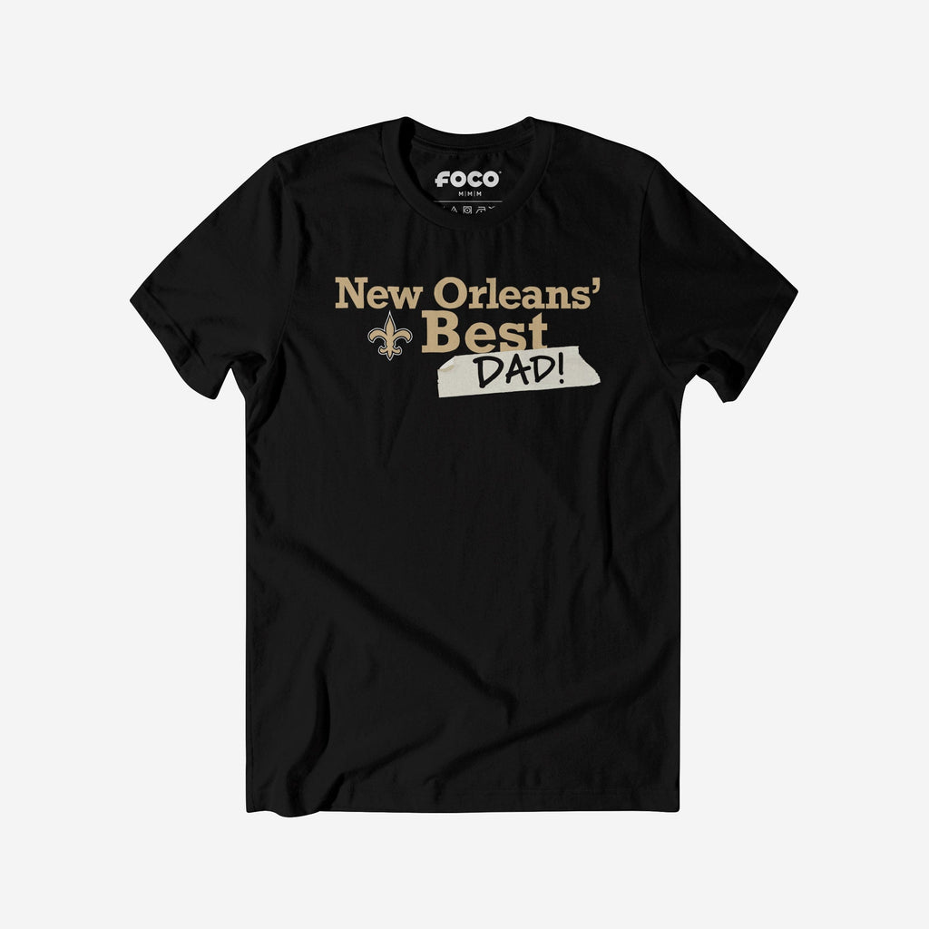 FOCO New Orleans Saints World's Best Dad T-Shirt 3XL 2