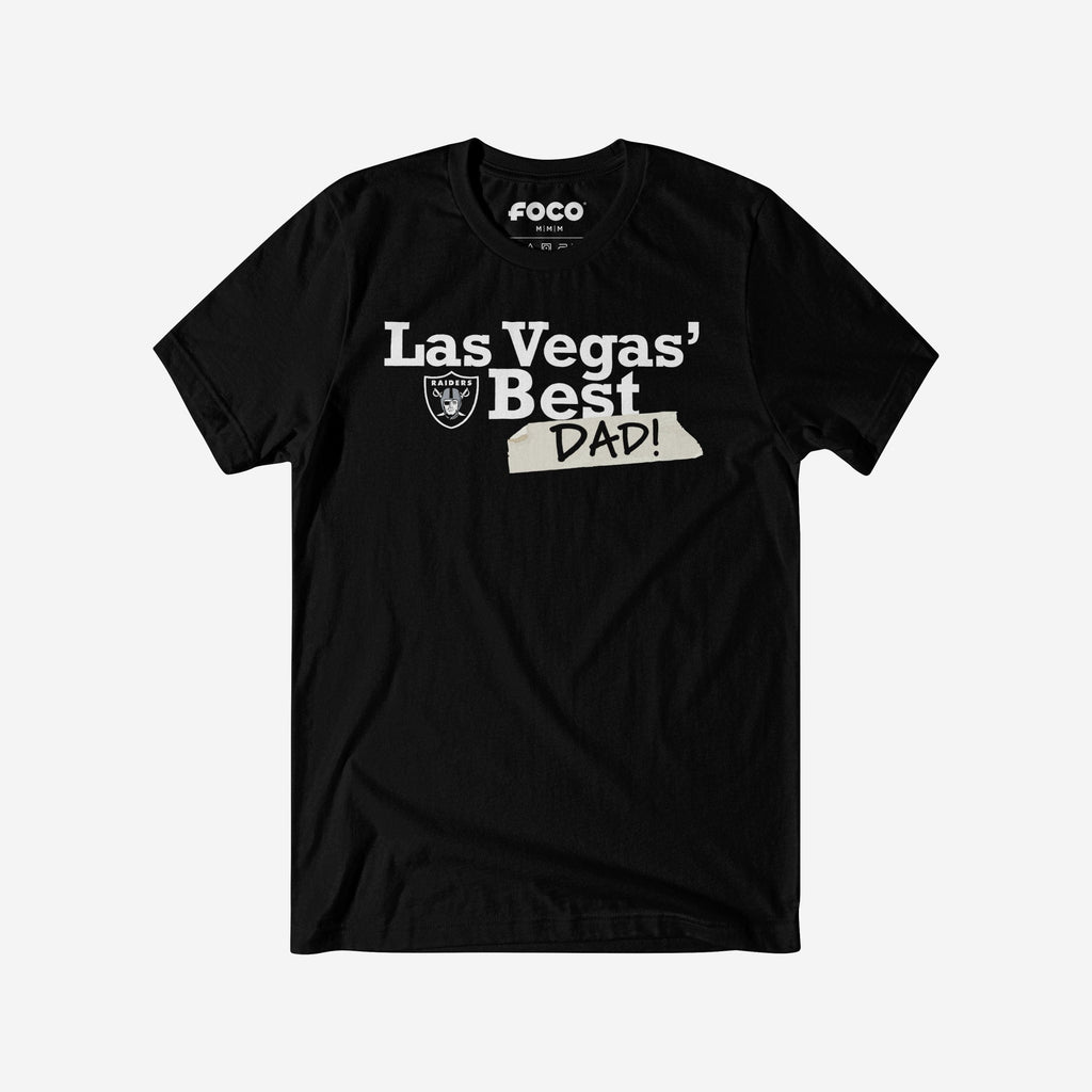 FOCO Las Vegas Raiders World's Best Dad T-Shirt Black M 2