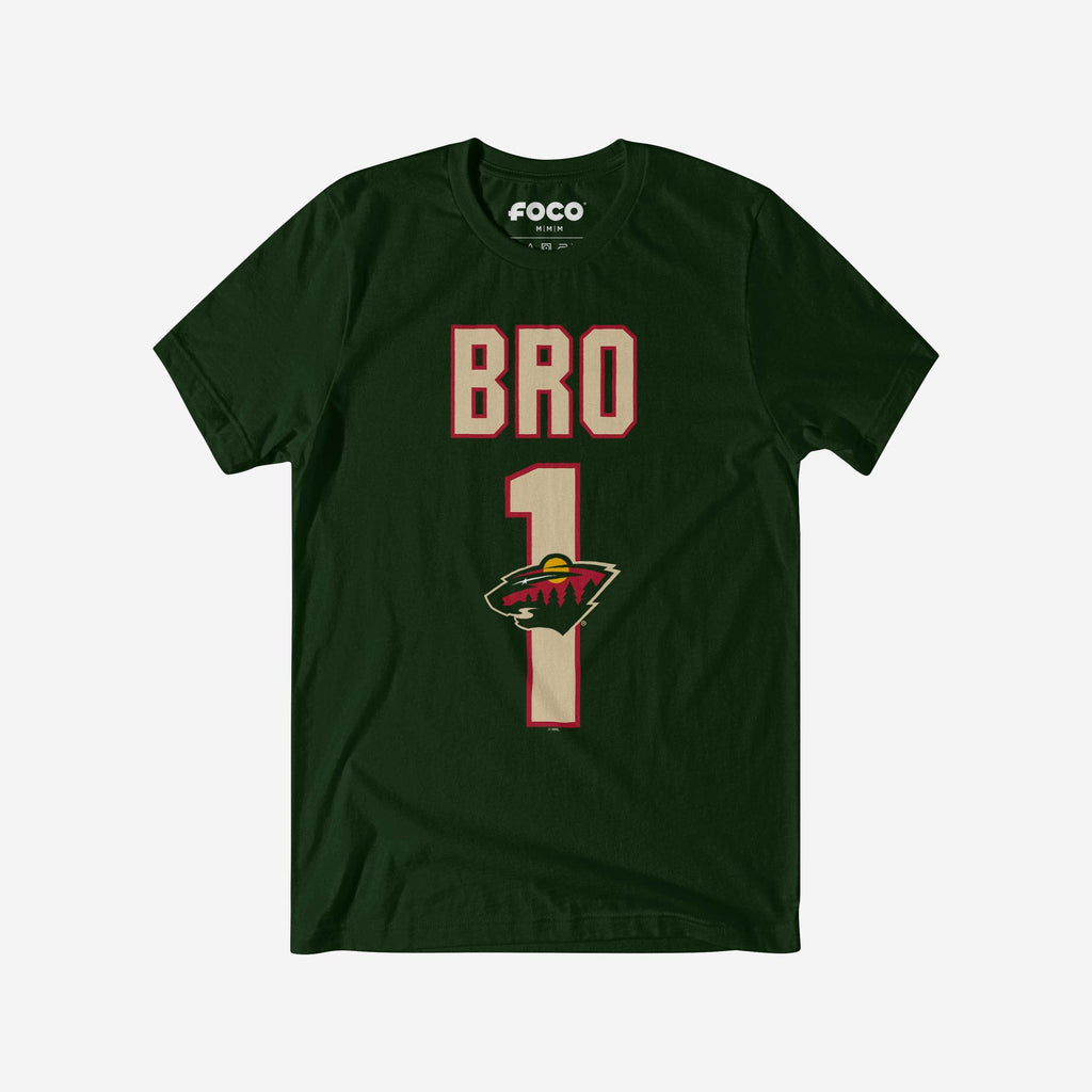 FOCO Minnesota Wild Number 1 Bro T-Shirt - L - Herren 2