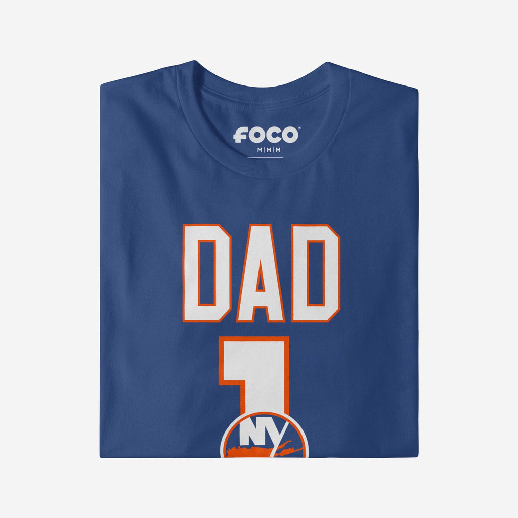 FOCO New York Islanders Number 1 Dad T-Shirt - XL - Herren 4