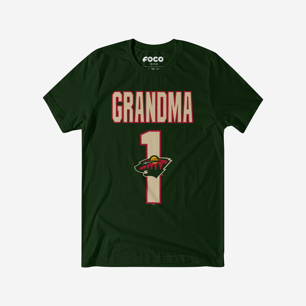 FOCO Minnesota Wild Number 1 Grandma T-Shirt - 2XL - Femme 2