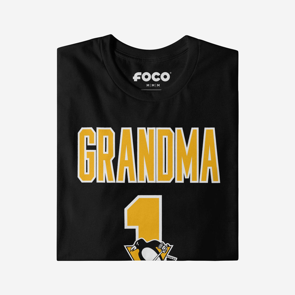 FOCO Pittsburgh Penguins Number 1 Grandma T-Shirt Black 2XL 4