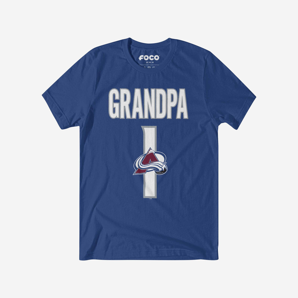 FOCO Colorado Avalanche Number 1 Grandpa T-Shirt 3XL 2
