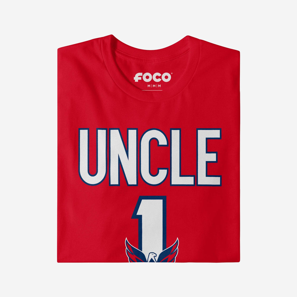 FOCO Washington Capitals Number 1 Uncle T-Shirt Blue 2XL 4