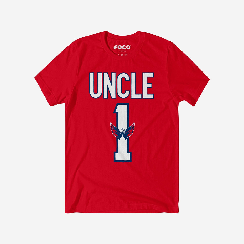 FOCO Washington Capitals Number 1 Uncle T-Shirt Blue 2XL 2