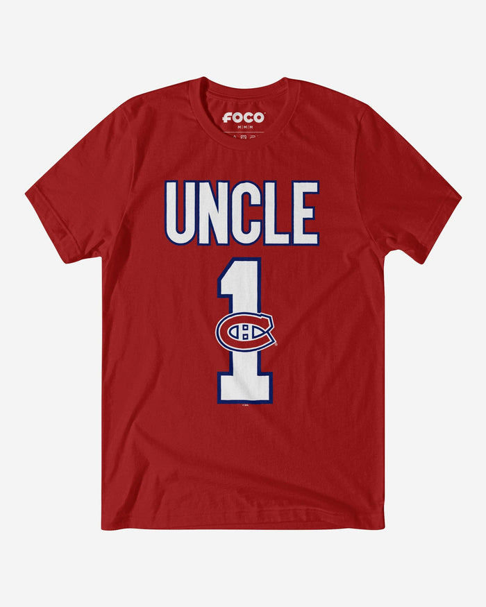 Montreal Canadiens Number 1 Uncle T-Shirt FOCO S - FOCO.com