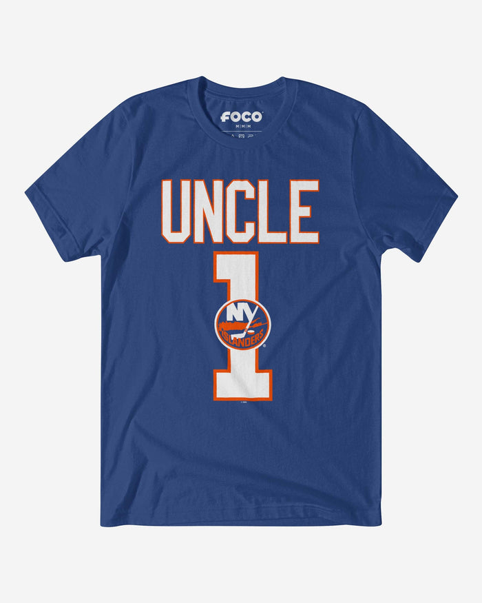 New York Islanders Number 1 Uncle T-Shirt FOCO S - FOCO.com