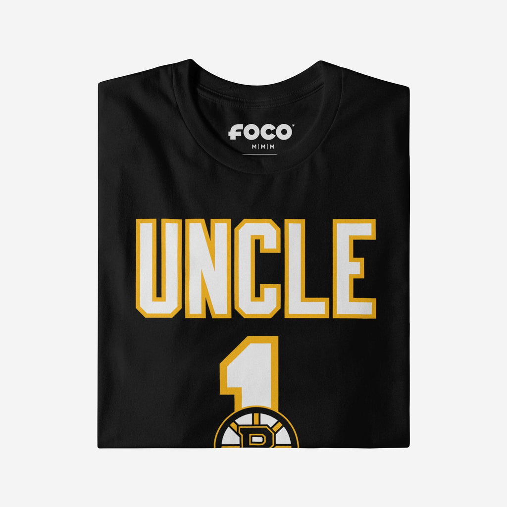 FOCO Boston Bruins Number 1 Uncle T-Shirt Black M 4