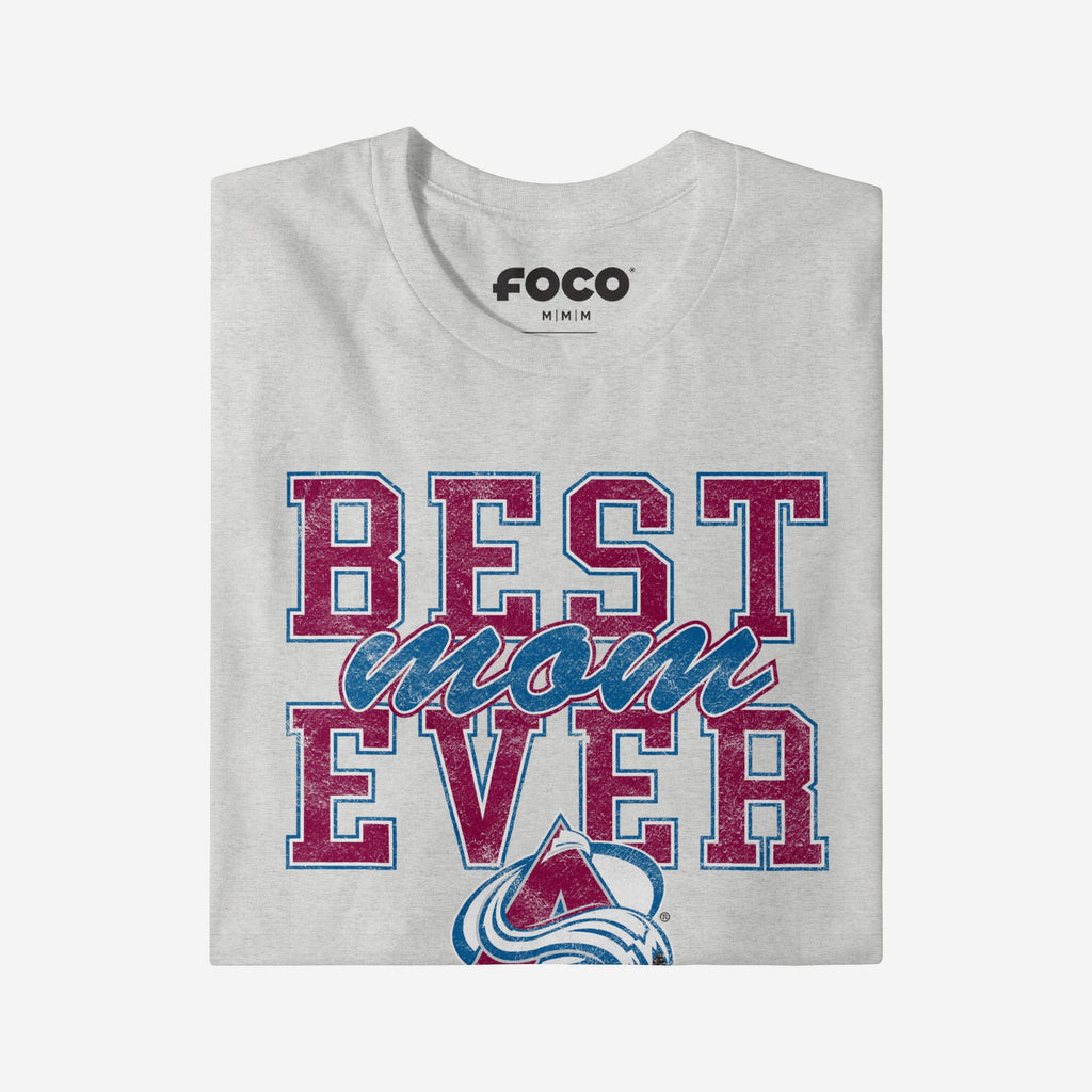 FOCO Colorado Avalanche Stacked T-Shirt White L Women 4