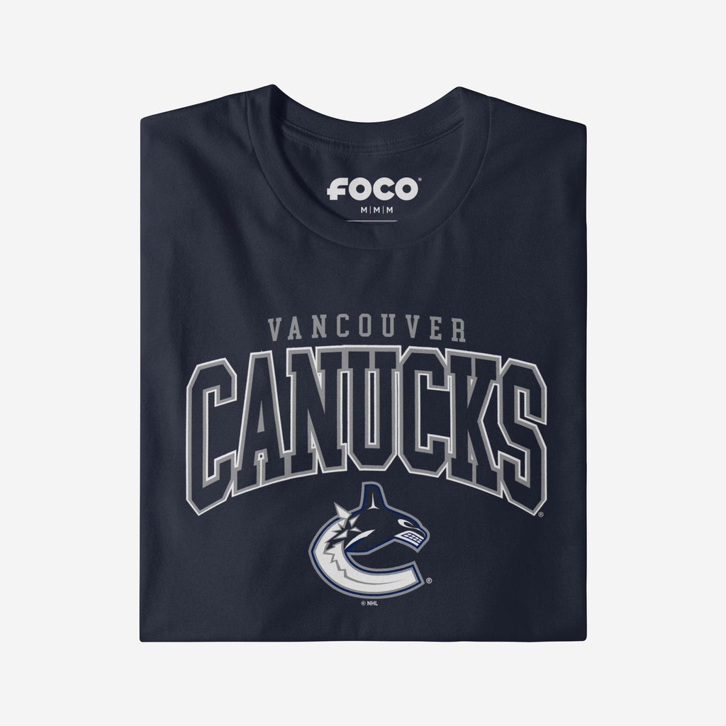 FOCO Vancouver Canucks Classic Logo T-Shirt Navy 2XL 4