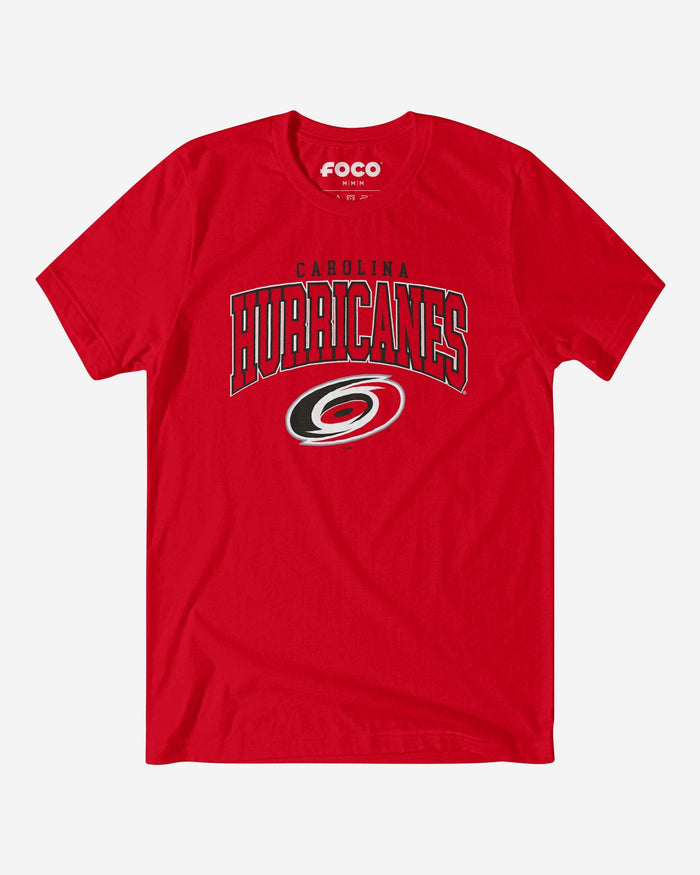 Carolina Hurricanes Classic Logo T-Shirt FOCO Red S - FOCO.com