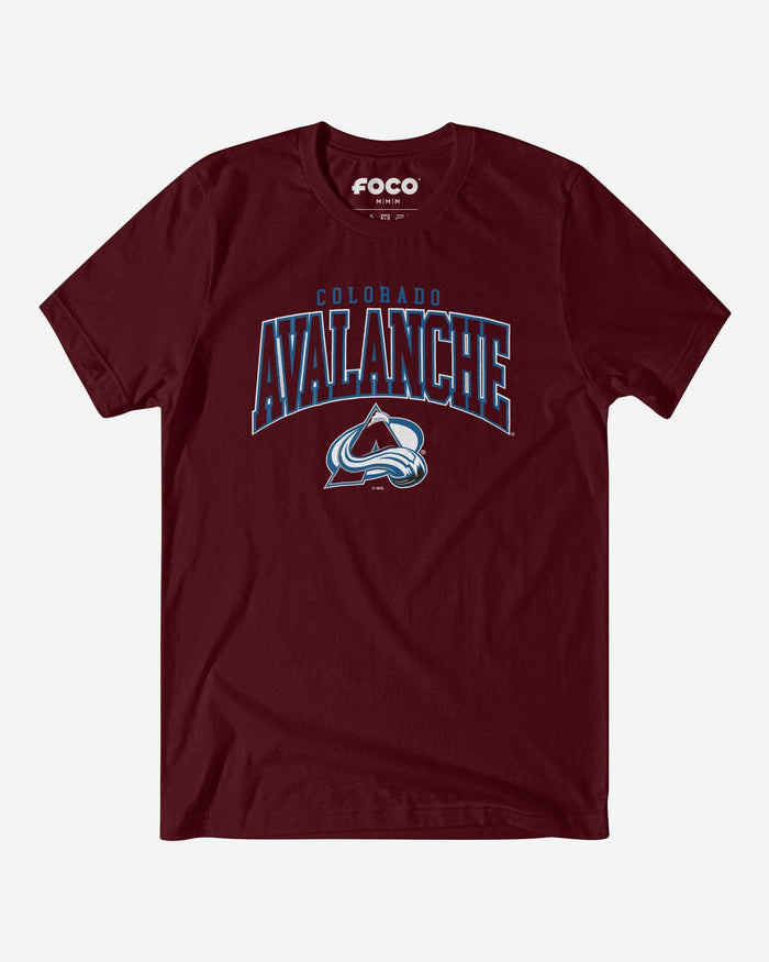 Colorado Avalanche Classic Logo T-Shirt FOCO Maroon S - FOCO.com
