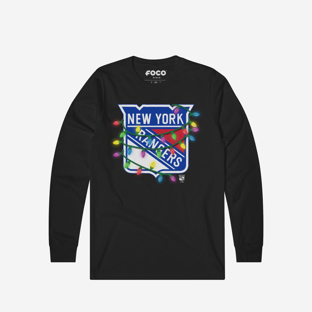 FOCO New York Rangers Long Sleeve T-Shirt Black M 2