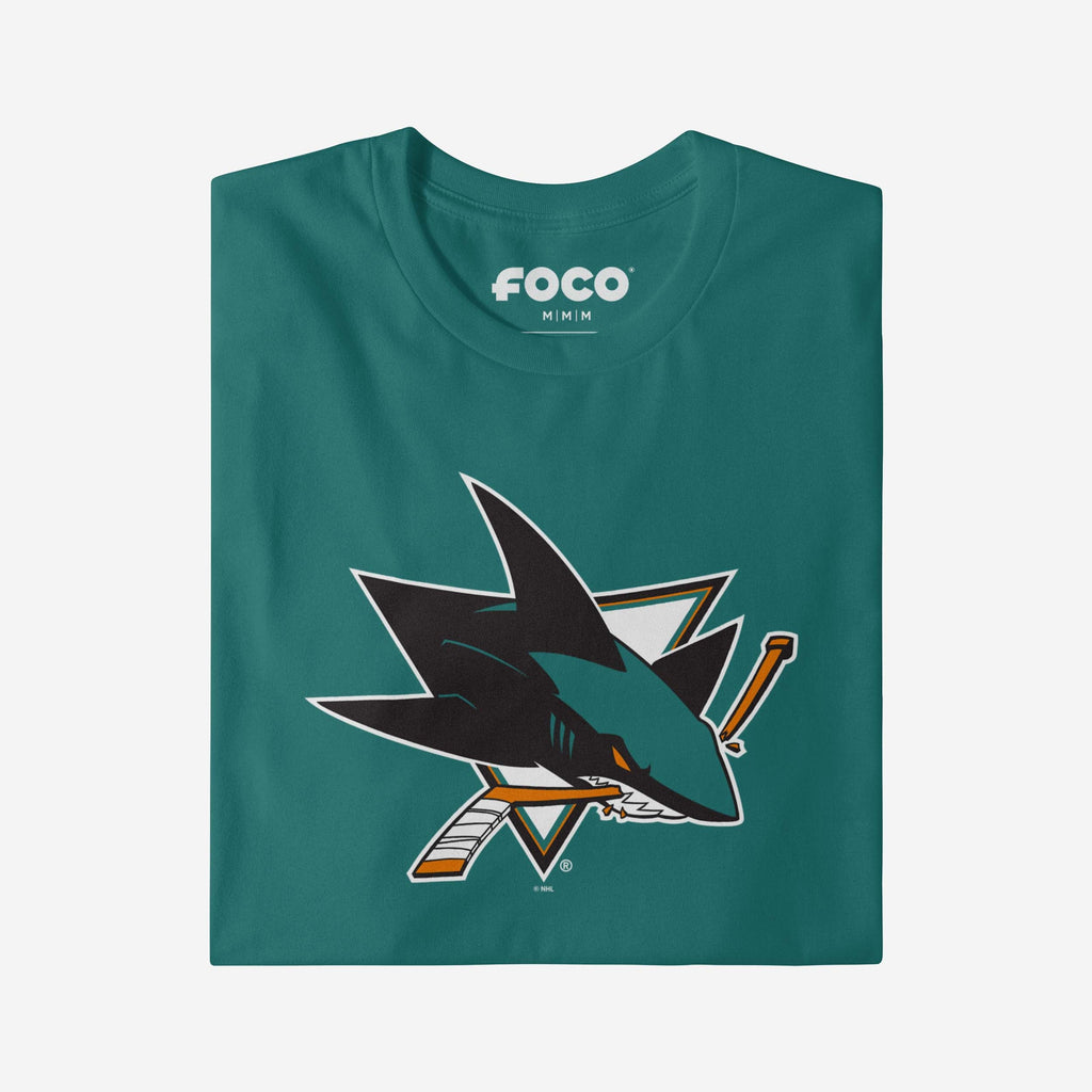 FOCO San Jose Sharks Primary Logo Long Sleeve T-Shirt White / 3XL 4