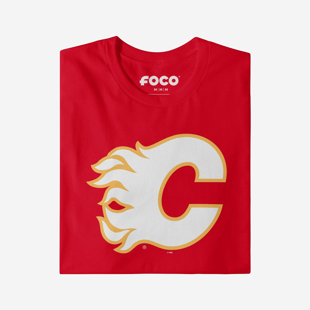 FOCO Calgary Flames Primary Logo Long Sleeve T-Shirt Red / L 4