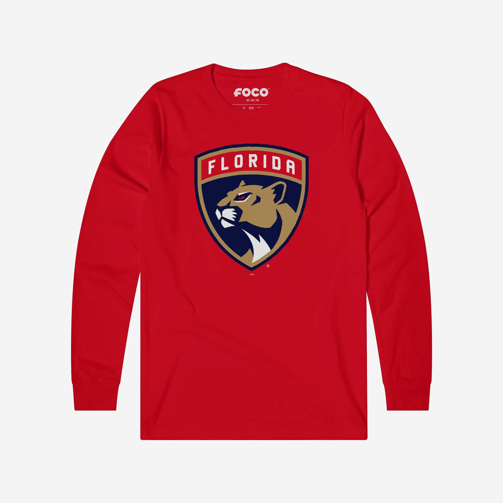 FOCO Florida Panthers Primary Logo Long Sleeve T-Shirt Red XL 2