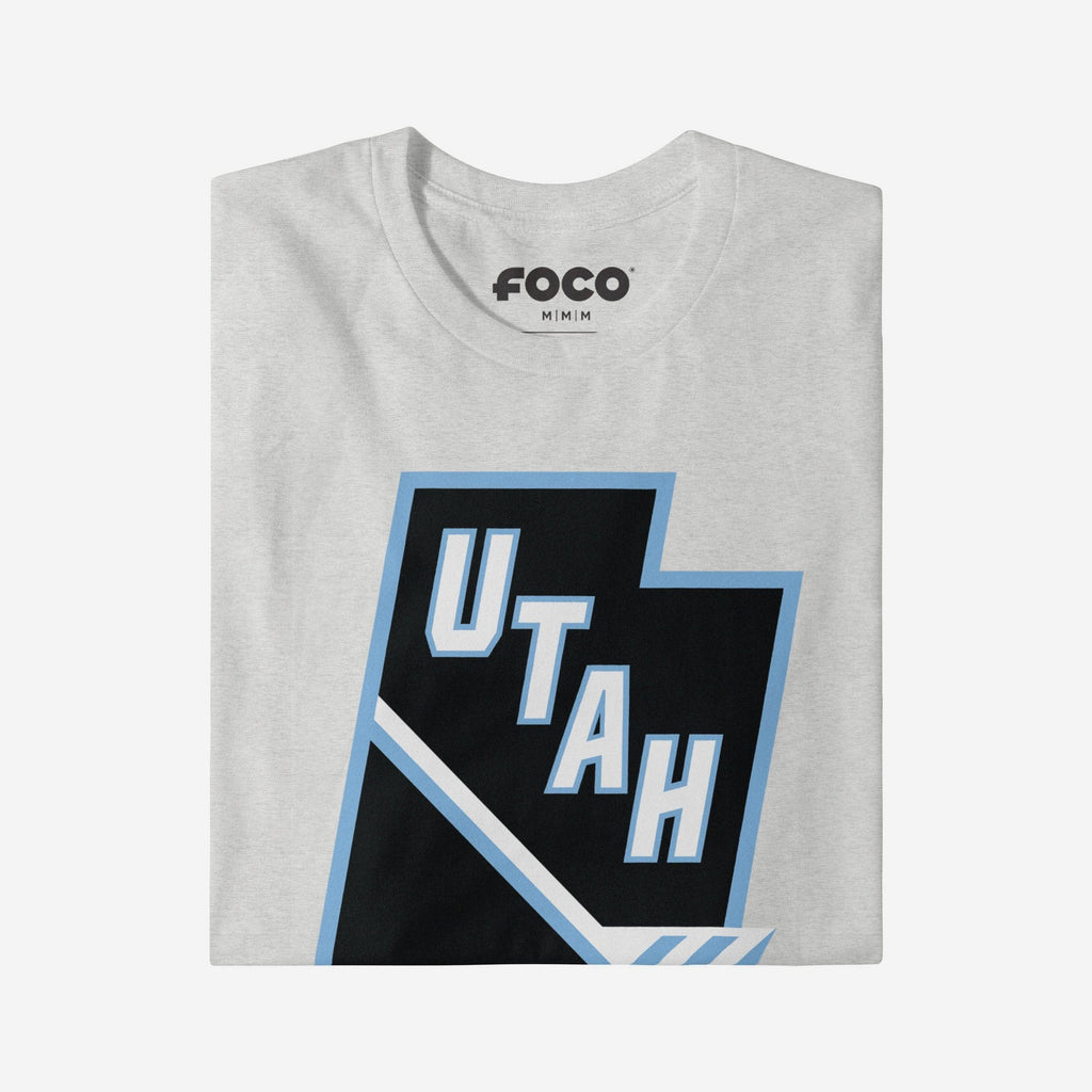FOCO Utah Mammoth Tertiary Logo T-Shirt Athletic Heather S 4