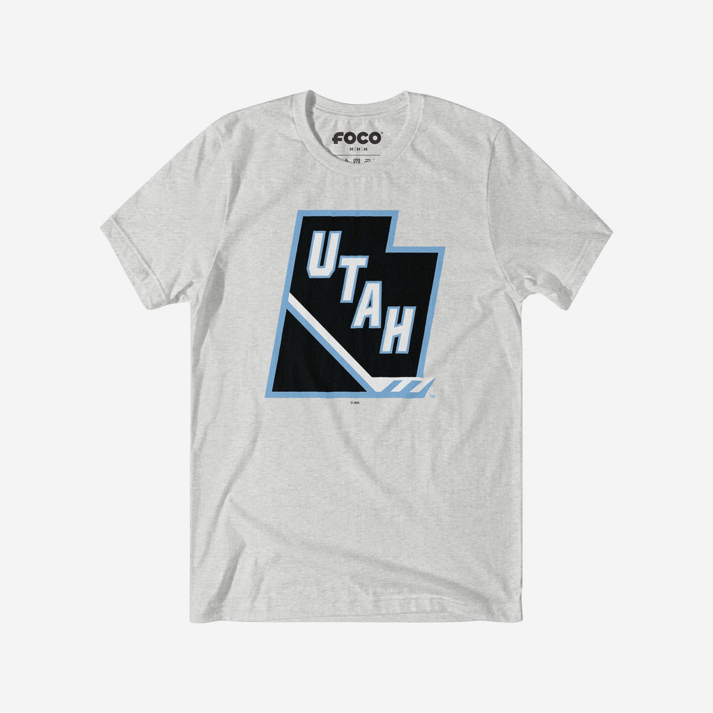 FOCO Utah Mammoth Tertiary Logo T-Shirt Athletic Heather S 2
