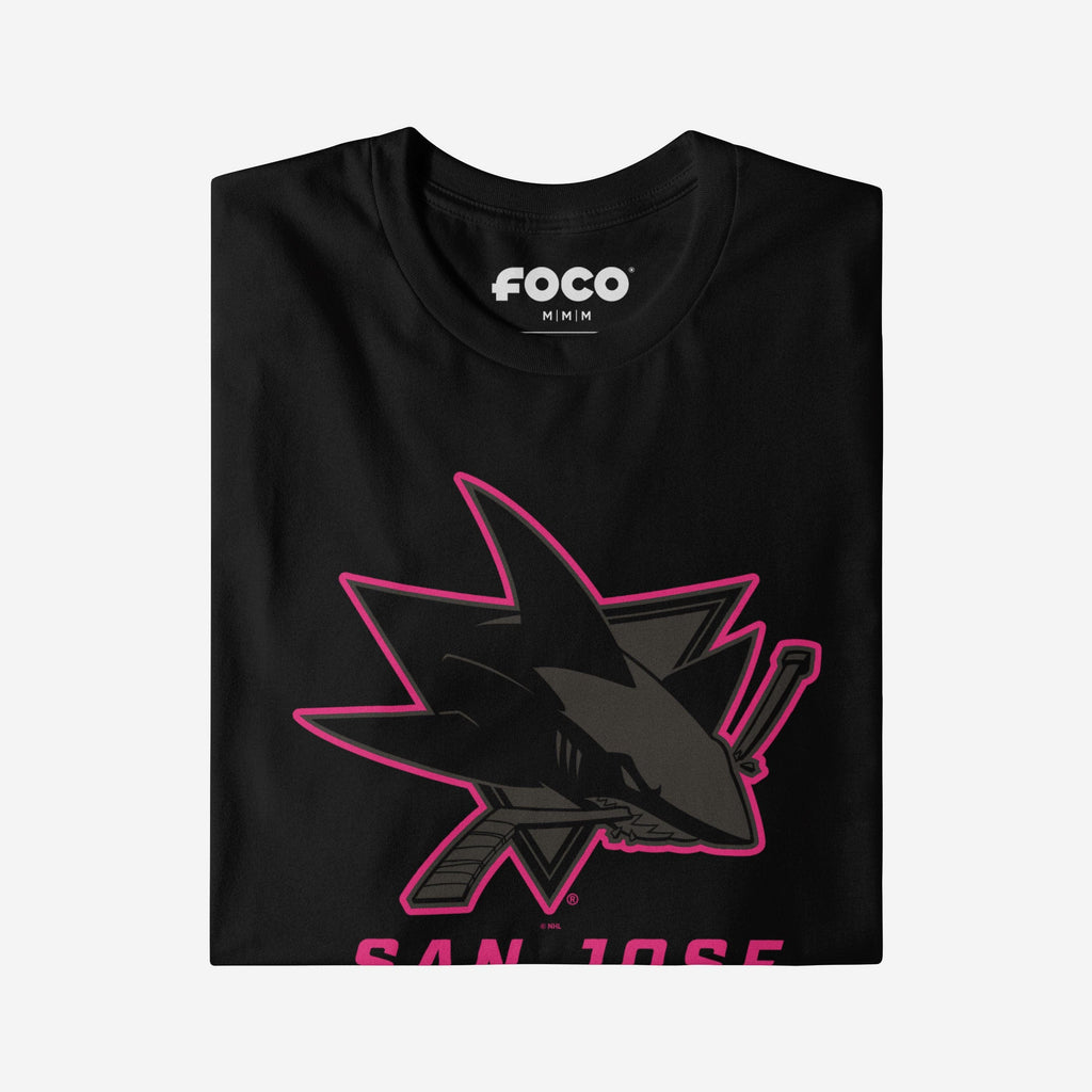 FOCO San Jose Sharks Highlight Reel T-Shirt Black/Volt S 4