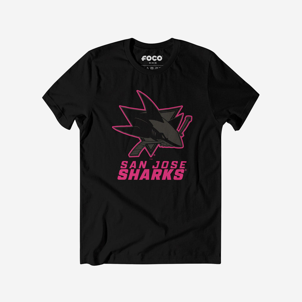 FOCO San Jose Sharks Highlight Reel T-Shirt Black/Volt S 2