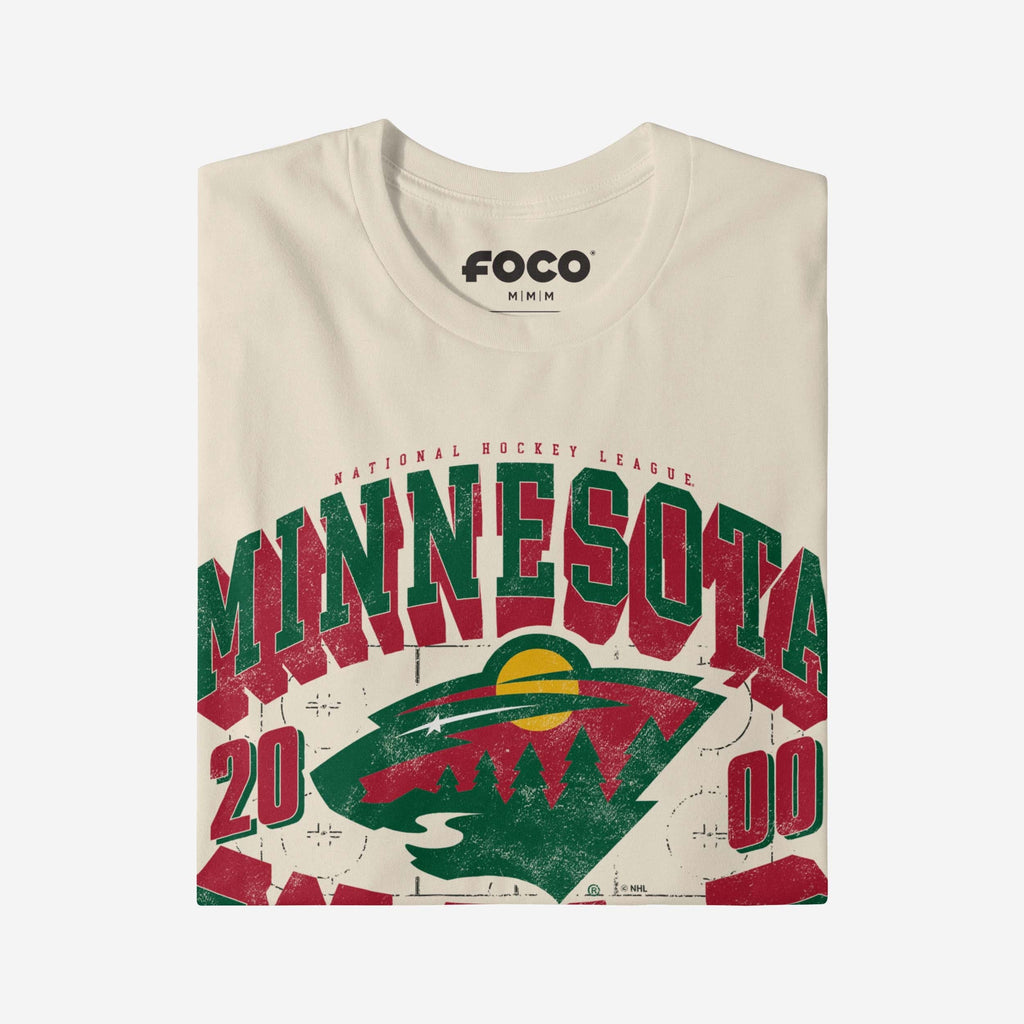 FOCO Minnesota Wild Rink Arched Wordmark T-Shirt Green 3XL 4