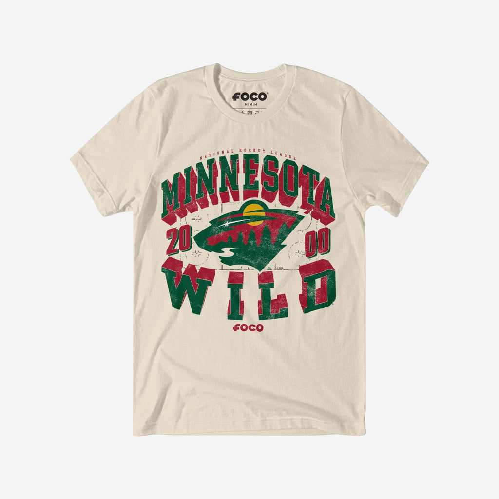 FOCO Minnesota Wild Rink Arched Wordmark T-Shirt Green 3XL 2