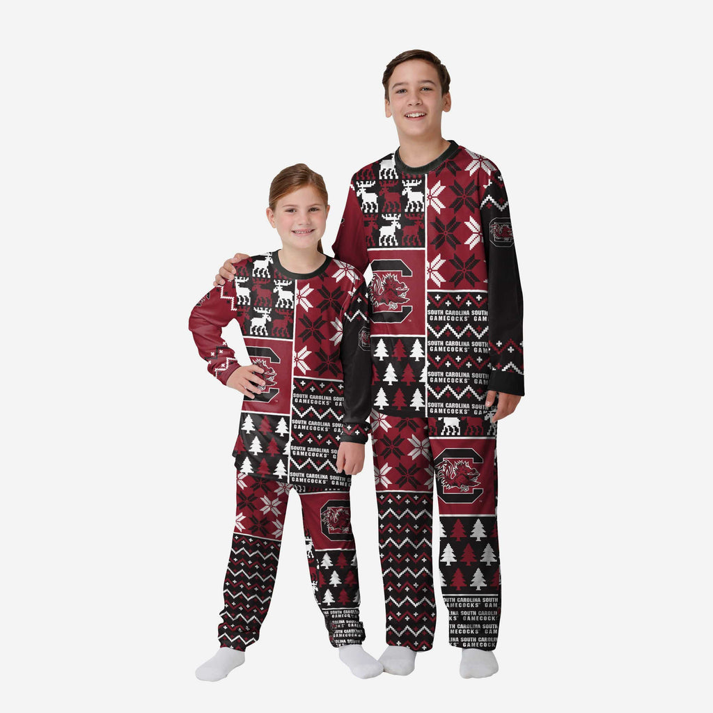 FOCO South Carolina Gamecocks Youth Holiday Pajamas Multi 4 2