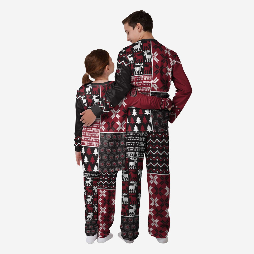 FOCO South Carolina Gamecocks Youth Holiday Pajamas Multi 4 3