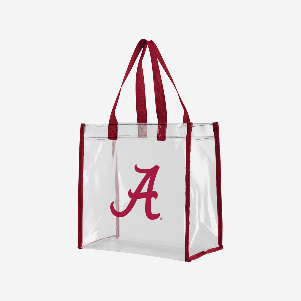  FOCO NCAA Alabama Crimson Tide Unisex CLEAR REUSABLE BAGCLEAR  REUSABLE BAG, Team Color, OS : Sports & Outdoors