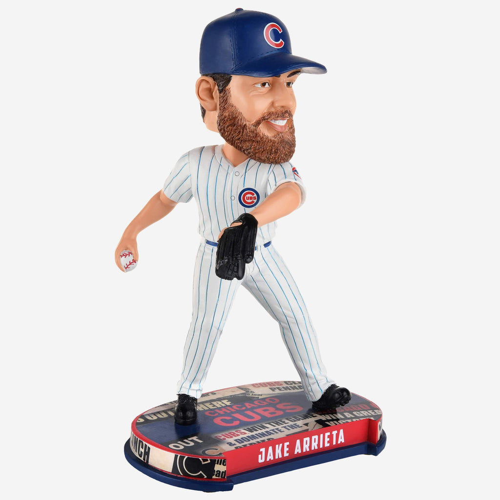 Jake Arrieta Chicago Cubs Headline Bobblehead FOCO