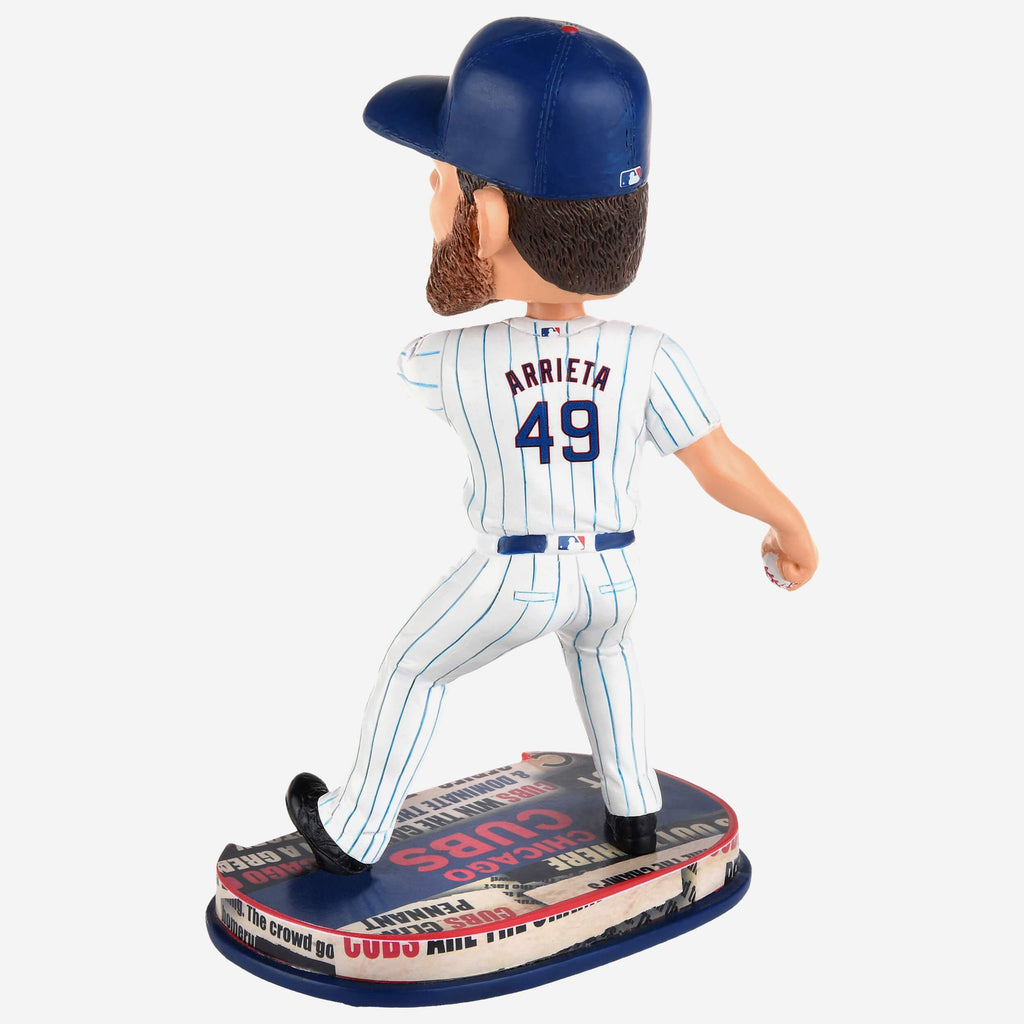 Jake Arrieta Chicago Cubs Headline Bobblehead FOCO