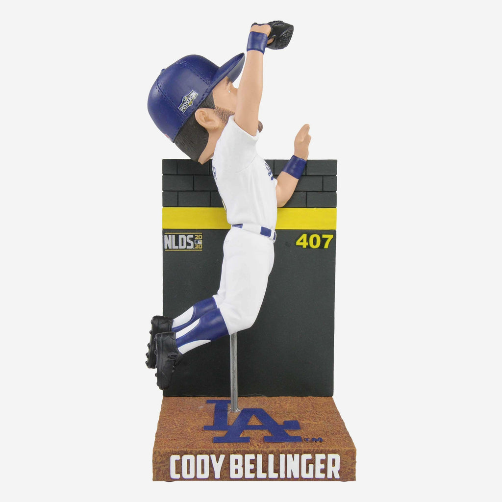 Cody Bellinger Los Angeles Dodgers Jumping Wall Catch Bobblehead FOCO