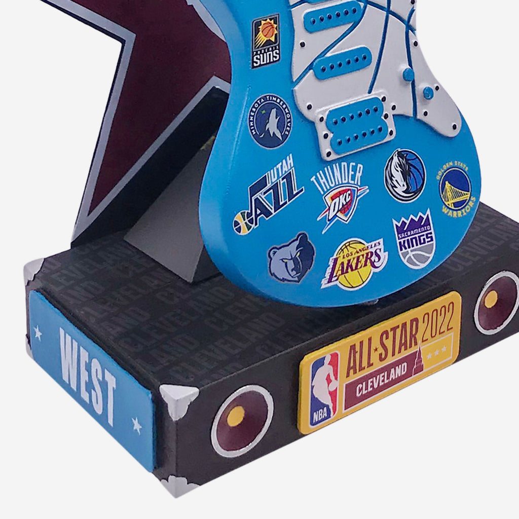 FOCO 2022 NBA All-Star Game West Guitar On Parade Figurine Blue 4