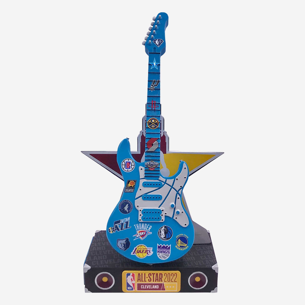 FOCO 2022 NBA All-Star Game West Guitar On Parade Figurine Blue 2