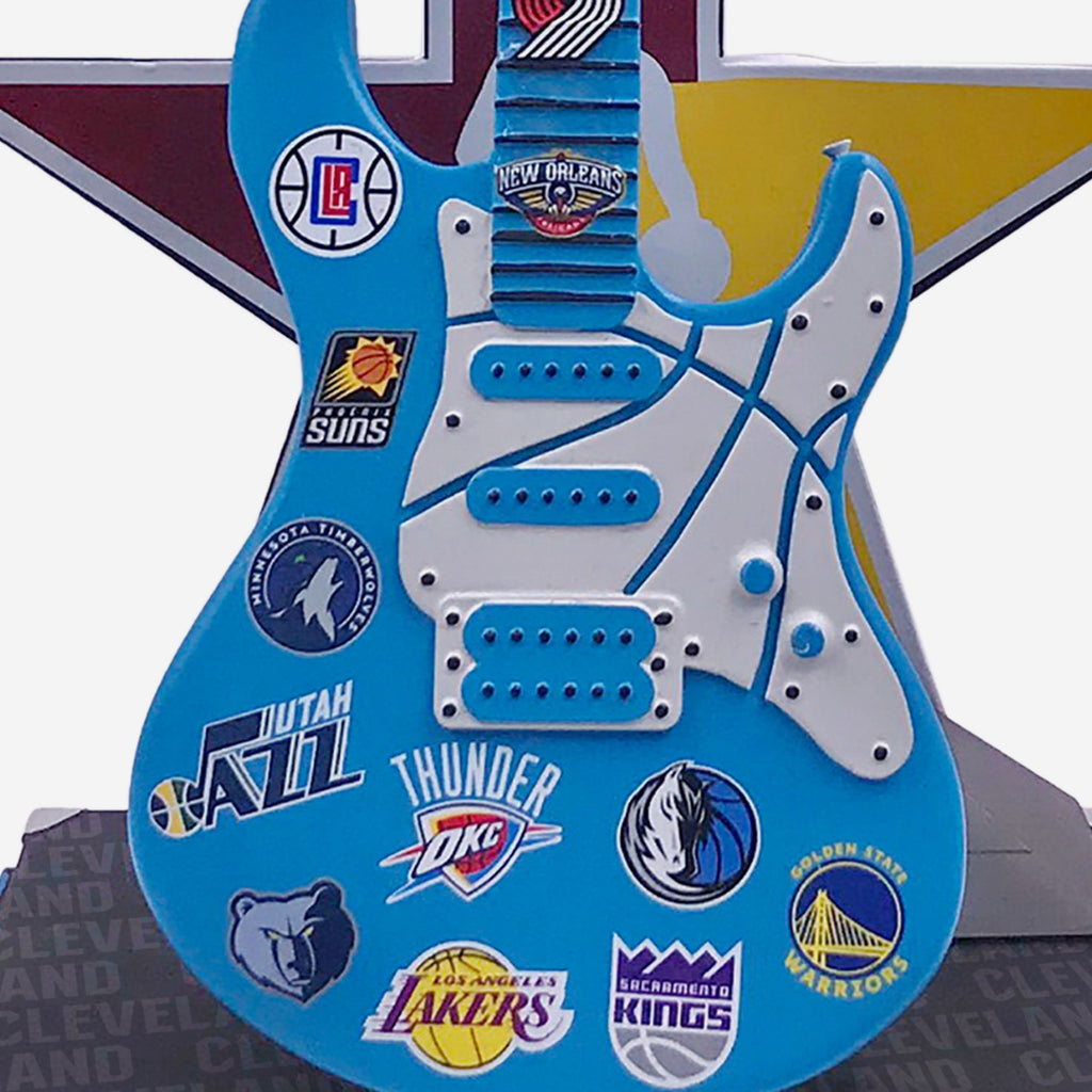 FOCO 2022 NBA All-Star Game West Guitar On Parade Figurine Blue 3