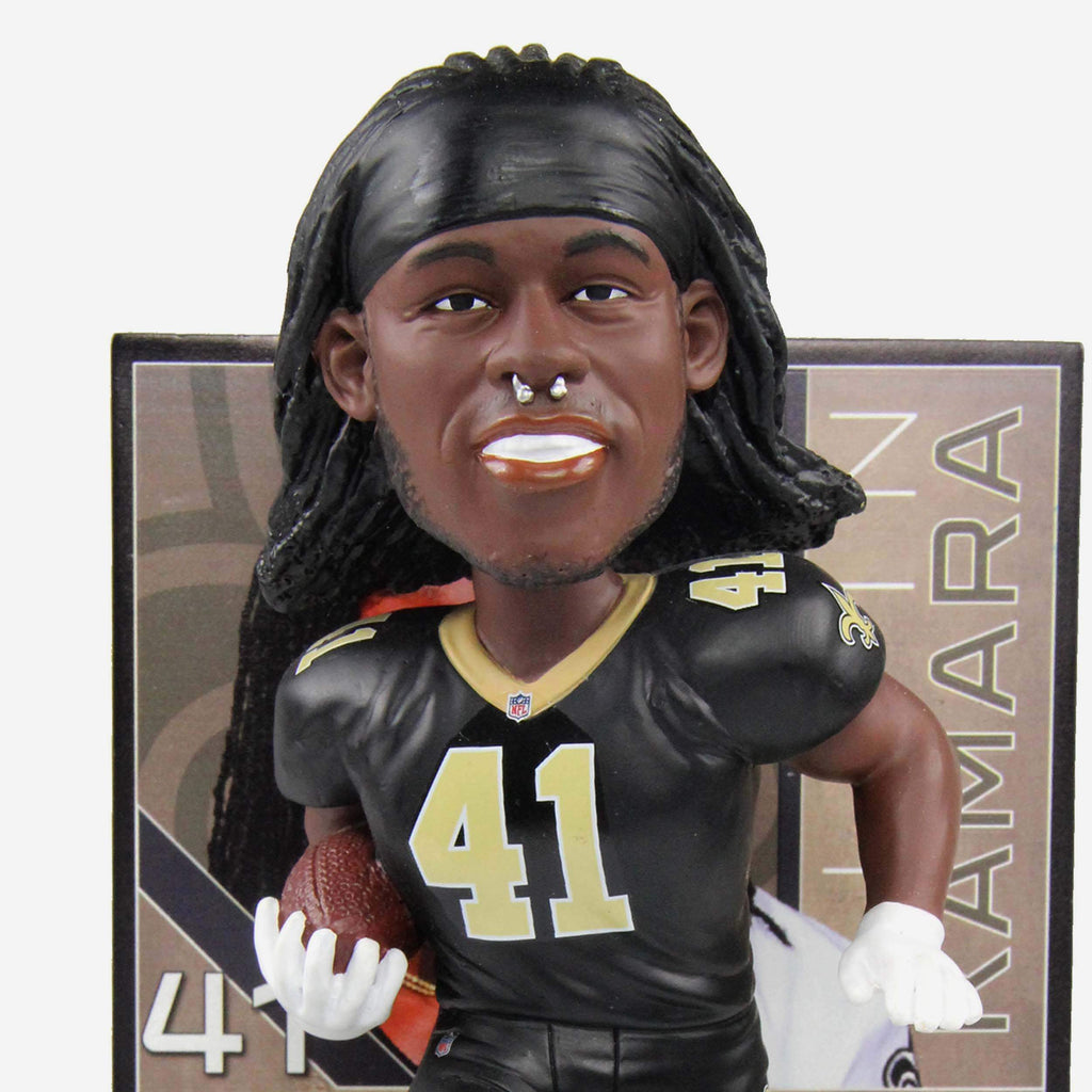 Alvin Kamara New Orleans Saints Ratings Card Bobblehead FOCO