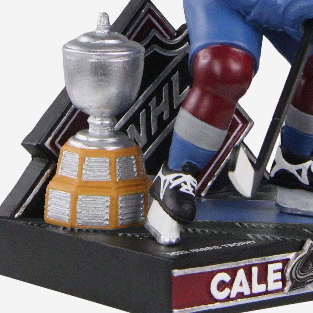 Cale Makar Colorado Avalanche 2022 Norris Trophy Award Bobblehead FOCO