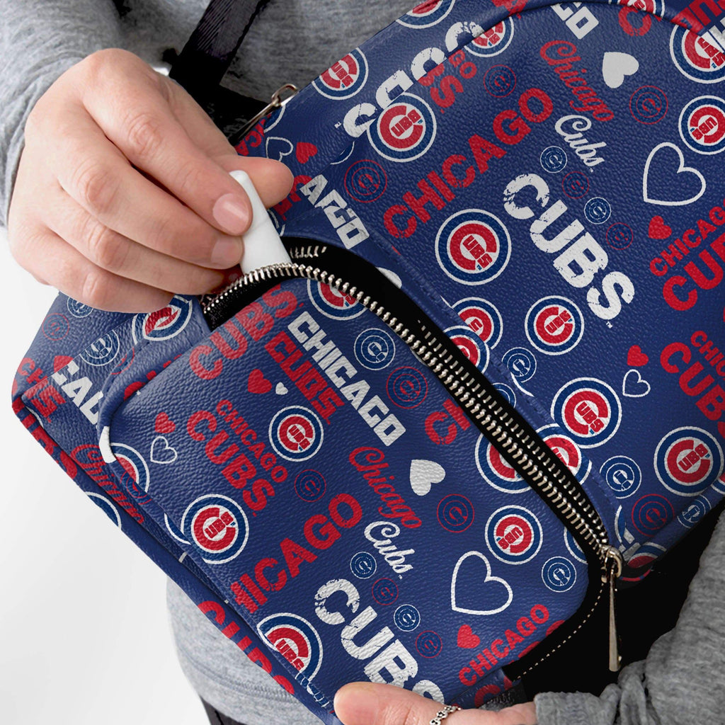 Chicago Cubs Logo Love Mini Backpack