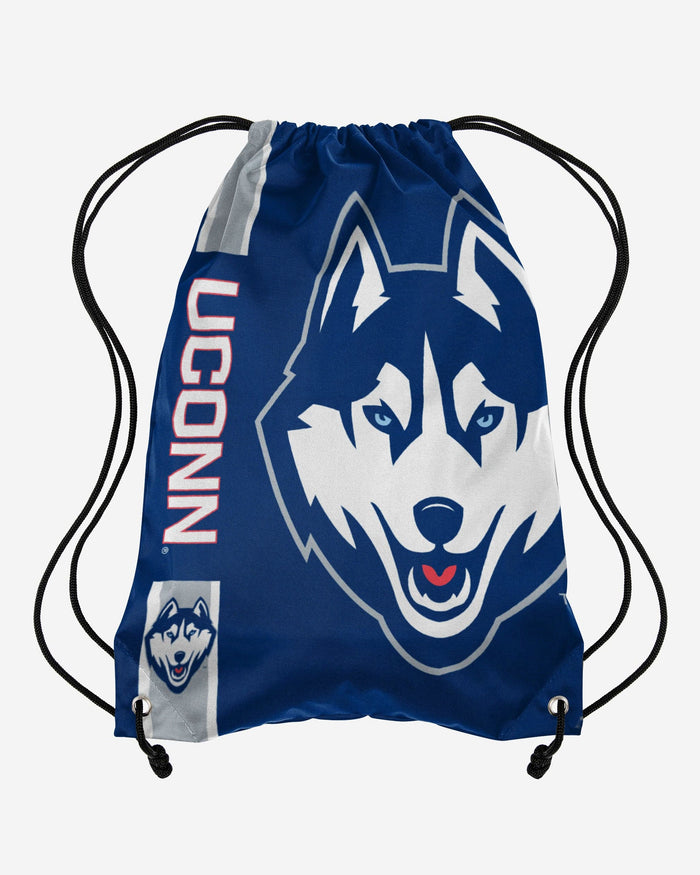 UConn Huskies Big Logo Drawstring Backpack FOCO - FOCO.com