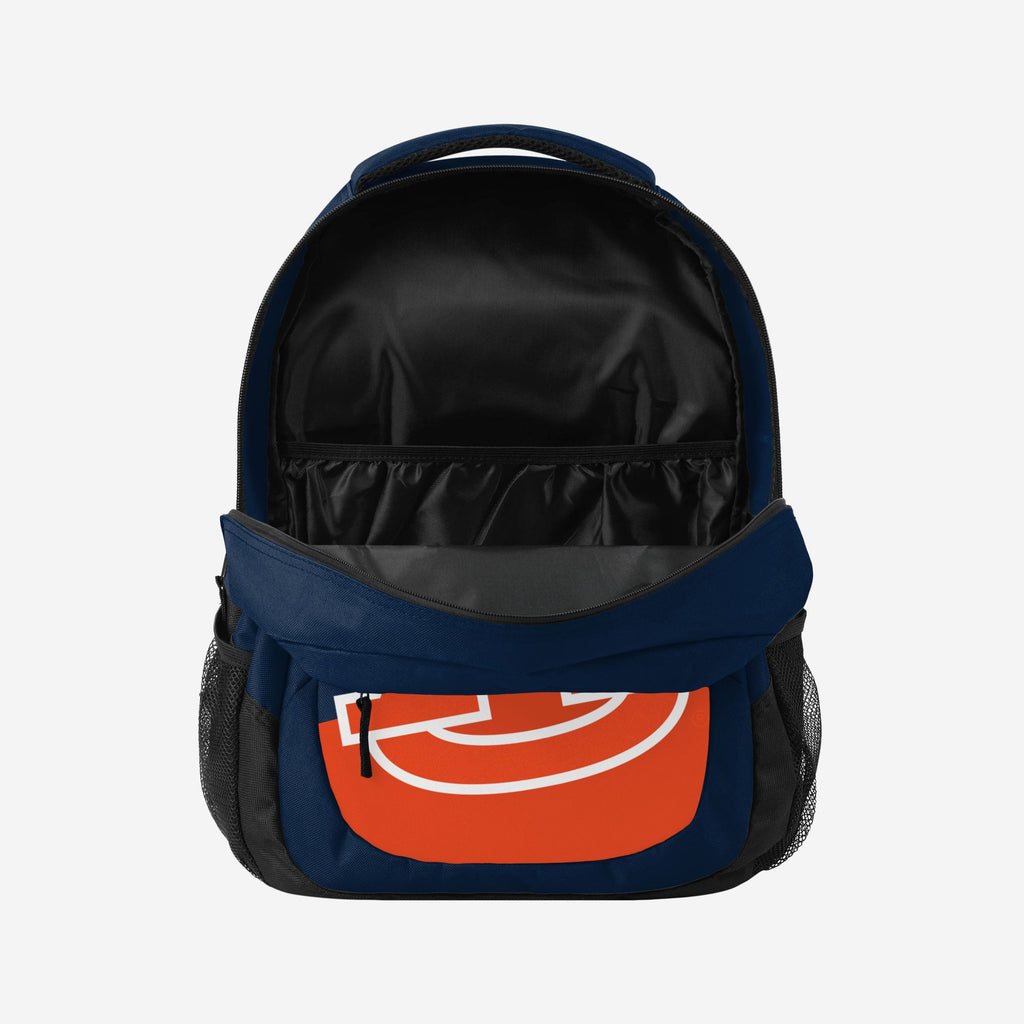 FOCO Colorblock Action Backpack Navy/Orange 4