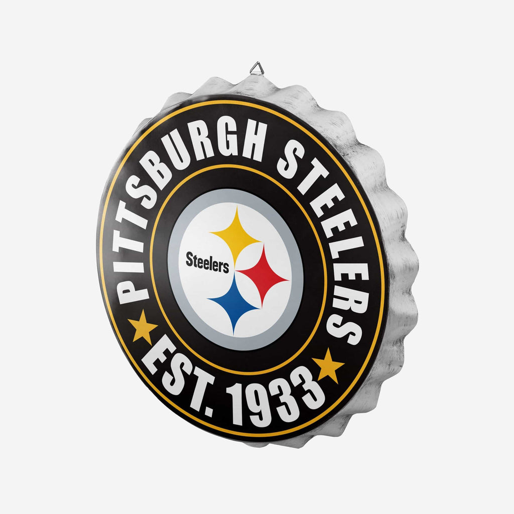 Pittsburgh Steelers Bottle Cap Wall Sign FOCO