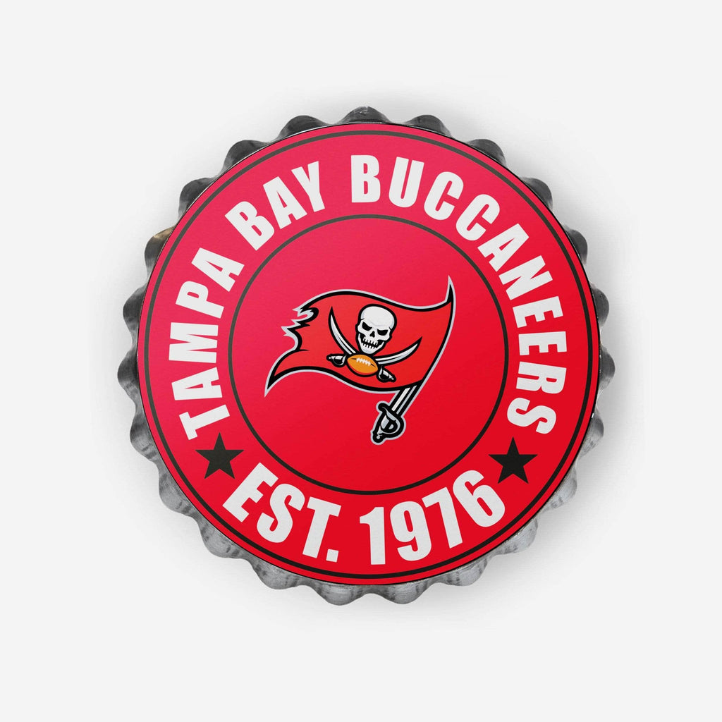 FOCO Tampa Bay Buccaneers Bottle Cap Wall Sign 2