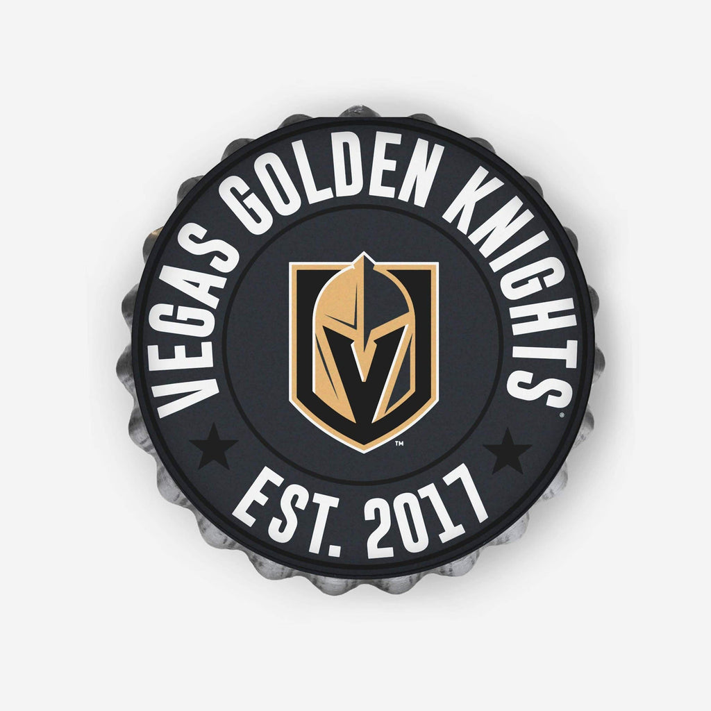 FOCO Vegas Golden Knights Bottle Cap Wall Sign 2